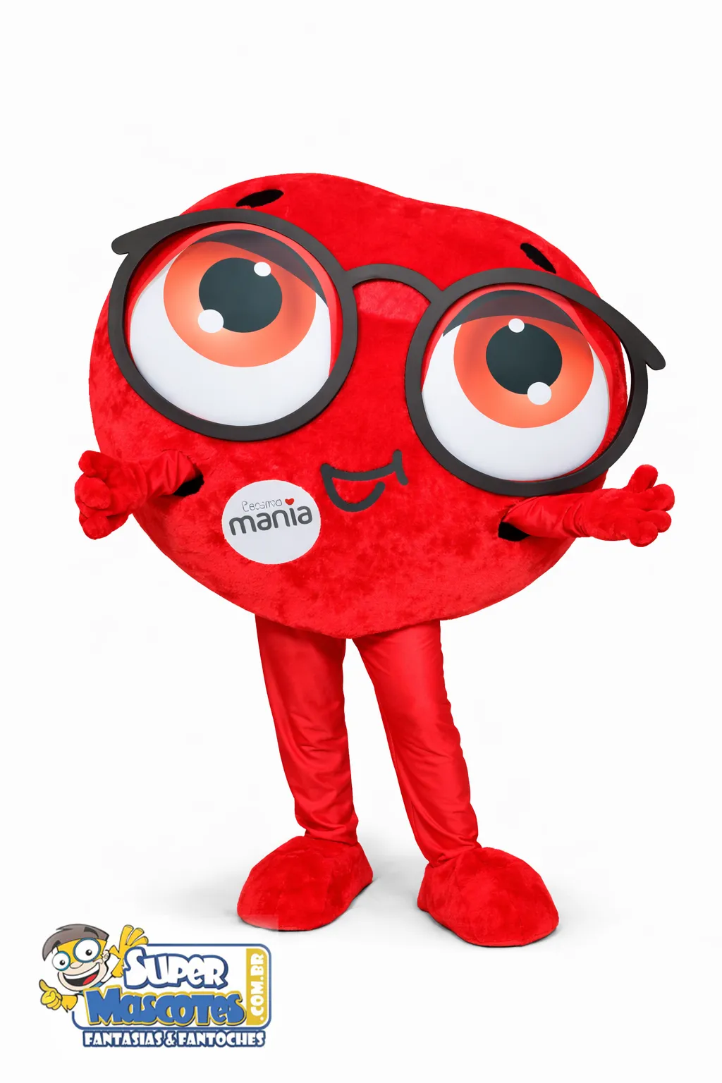 mascote de vestir coracao